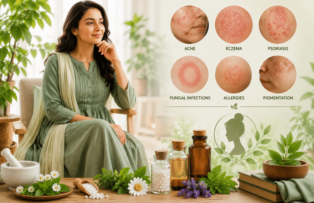 Healthy Skin Naturally: Understanding Common Skin Conditions and the Homeopathic Approach